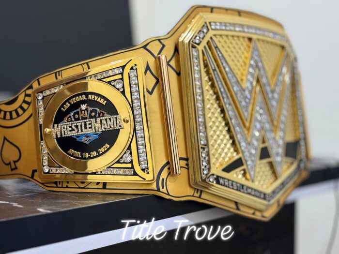 WrestleMania 41 Championship Belt – Premium Fan Replica - Image 3