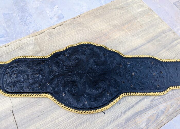 Replacement Leather Strap with golden stitches for WHC 2023 Plates - Image 4
