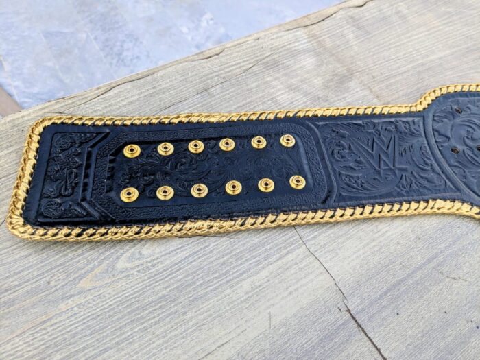 Replacement Leather Strap with golden stitches for WHC 2023 Plates - Image 3